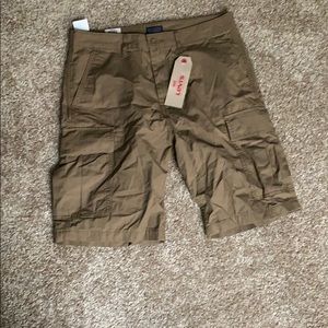 Brown cargo shorts